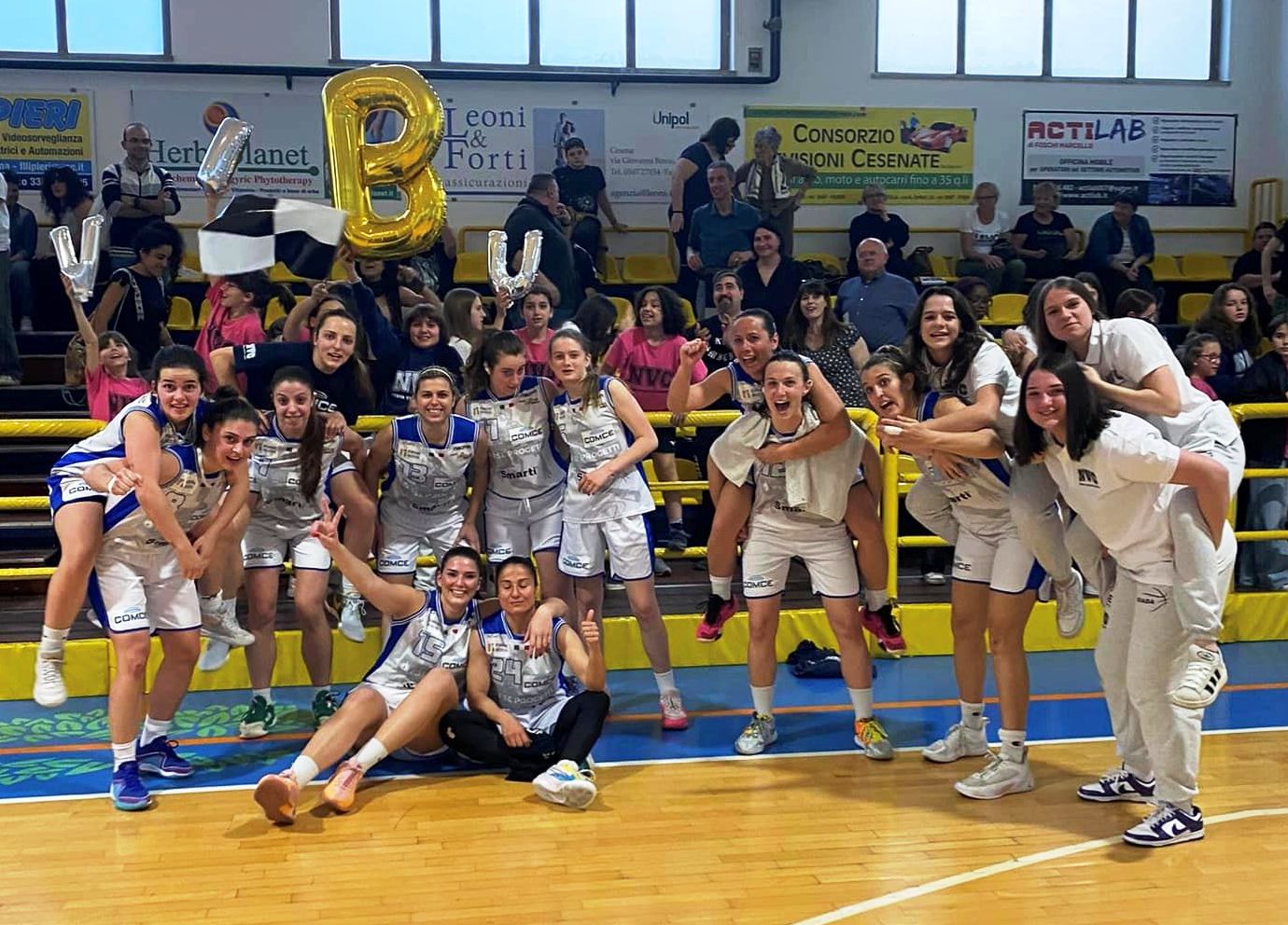 Serie B femminile: saluti con vittoria 